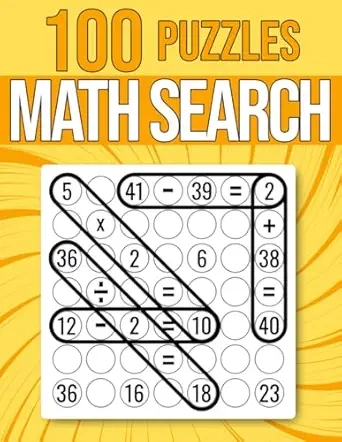 100 Math Search Puzzles Cover