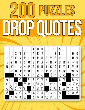 200 Drop Quotes Puzzles Cover