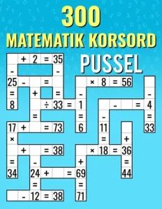 300 Matematik Korsord Pussel