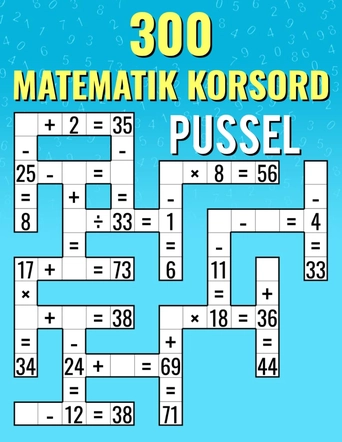 300 Matematik Korsord Pussel Cover