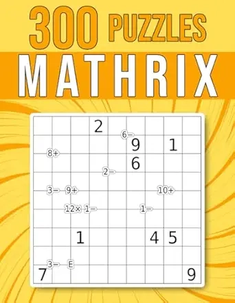 300 Mathrix Puzzles Cover