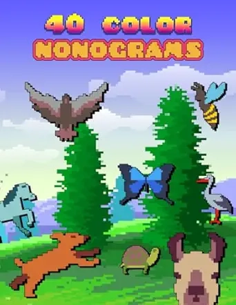 40 Color Nonograms Cover