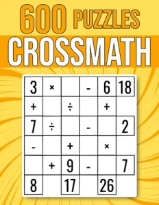 600 CrossMath Puzzles Cover