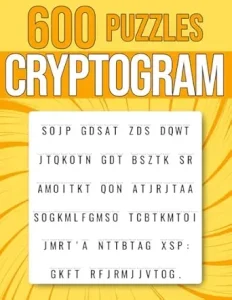 600 Cryptogram Puzzles Cover