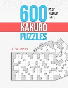 600 Kakuro Puzzles Cover