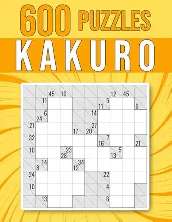 600 Kakuro Puzzles Cover