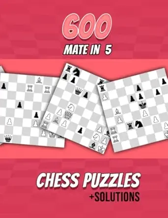 600 Mate In 5, Chess Puzzles Cover
