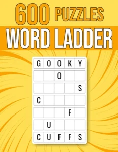 600 Word Ladder Puzzles Cover