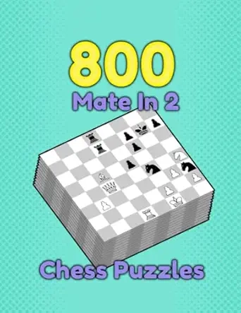 800 Mate In 2, Chess Puzzles Cover
