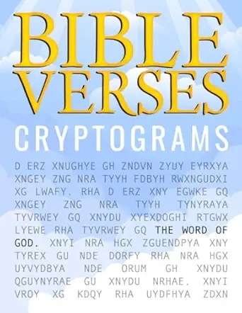 Bible Verses Cryptograms Cover