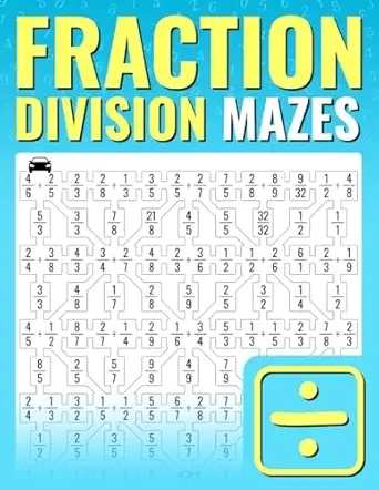 Fraction Division Mazes Cover