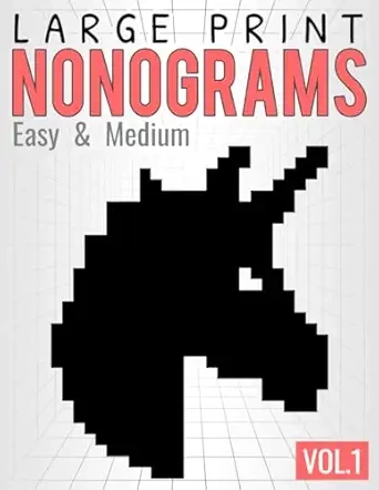 Large Print Nonograms, Vol.1 Cover
