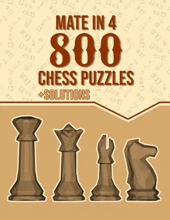 Mate in 4, 800 Chess Puzzles Cover