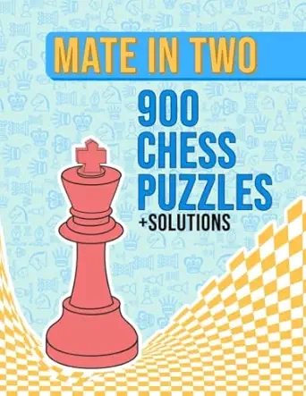 Mate in Two, 900 Chess Puzzles Cover