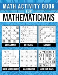 Math Activity Book For Mathematicians Cover
