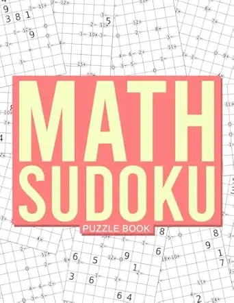 Math Sudoku Puzzle Book Cover
