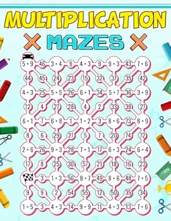 Multiplication Mazes Cover