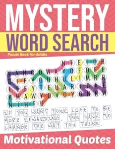 Mystery Word Search Puzzle Book For Adults
