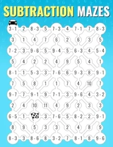 Subtraction Mazes
